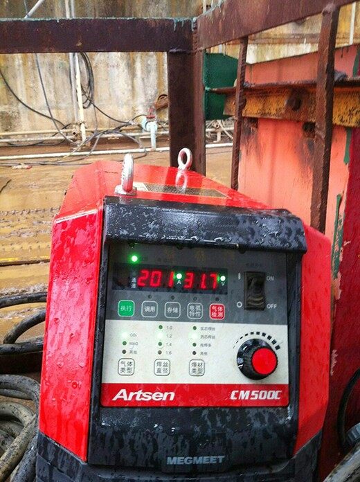 Wet Weather Welding Conditions - Artsen CM500C Welding Machine