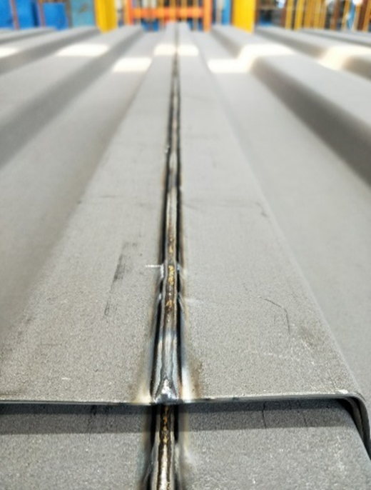 Front Weld Seam Formation - Megmeet container welding solution