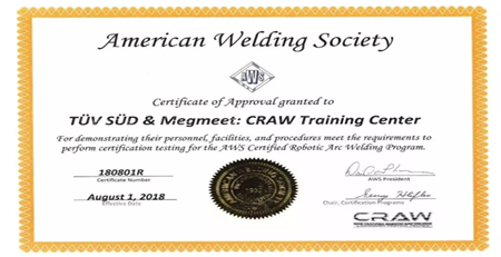 Megmeet & TÜV SÜD: CRAW  training  center