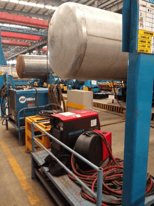 Megmeet welder Welding site